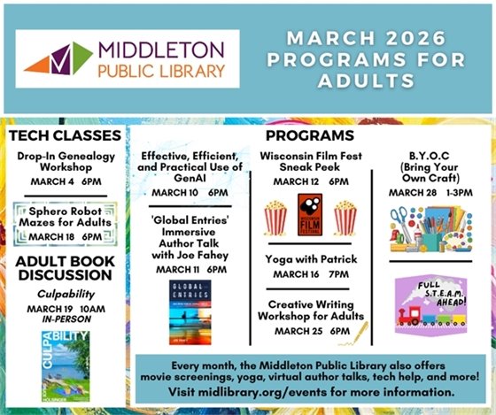 March Programs for Adults
