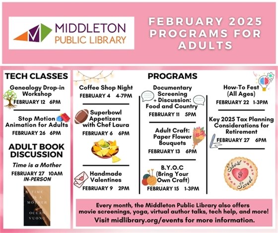 February Programs for Adults