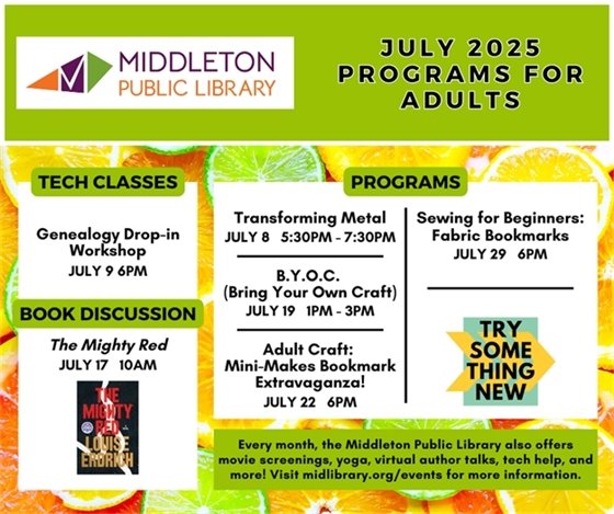 July Programs for Adults