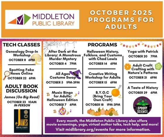 October Programs for Adults