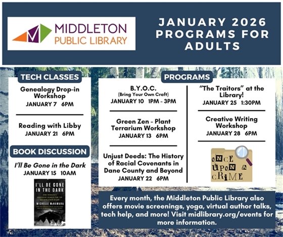 January Programs for Adults