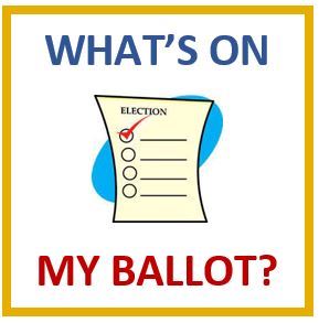 What is on my ballot logo button link to current ballot races