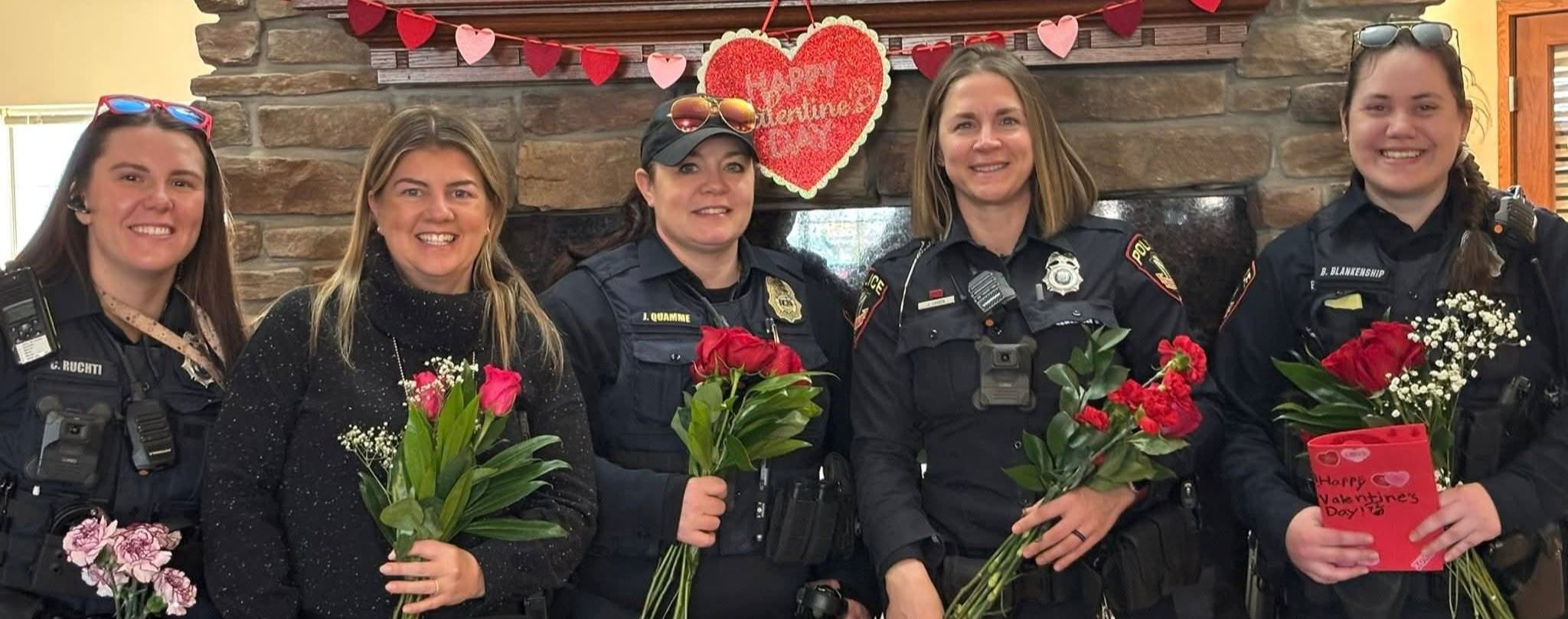 Police Be My Valentine Community Engagement